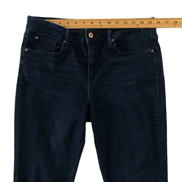 Signature Levi Strauss Jeans Womens W31xL32 Blue Mid Rise Bootcut Stretch Denim - Picture 4 of 9